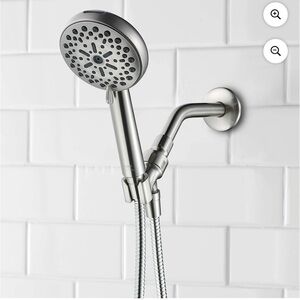Better Homes & Garden 8-Function Handshower- Power Spray&Clean Jet- Satin Nickel